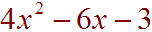 4x^2-6x-3
