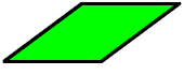 A picture of a rhombus